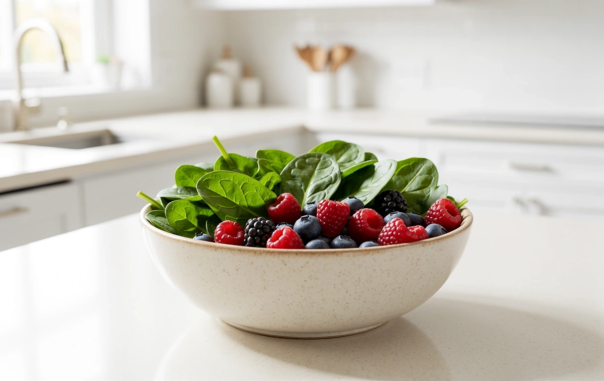 Healthy food bowl symbolizing clarity and cleanliness